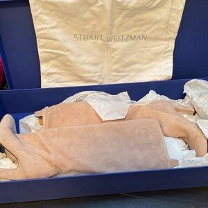 Stuart Weitzman Tan Heeled Boots